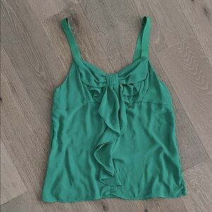 LC Lauren Conrad green bow blouse. Size:Medium. Gently Used.